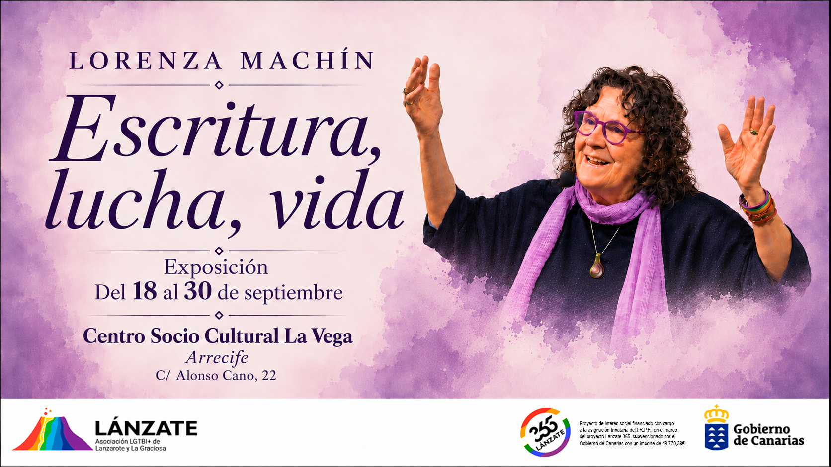 Exposición “Lorenza Machín: Escritura, lucha, vida”, en La Vega